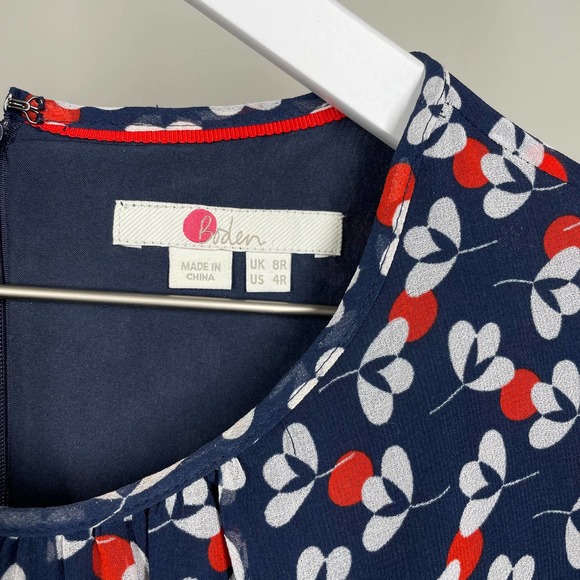 Boden Black and White Floral Maxi Dress - Picture 6 of 12